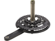 Система Shimano M4060, Alivio, 170мм, ин. вал., 44/32/22, защ., чер, EFCT4060CX422CL