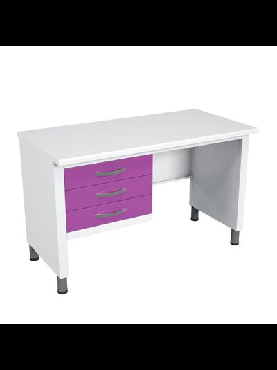 Стол врача металлический (высота 770 мм) СМЛ-3.0