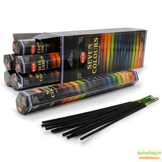 благовония &quot;HEM 7 COLOURS&quot; от компании HEM, 20 г (20 ароматических палочек)