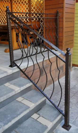 Кованые перила -Арт 043