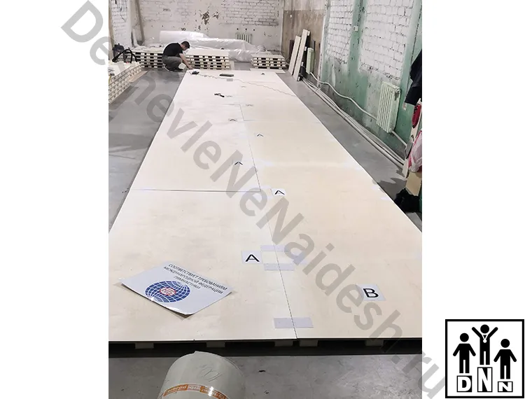 Помост для художественой гимнастики, производство