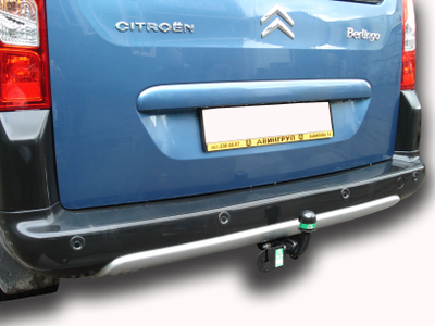 ТСУ для CITROEN BERLINGO L1 (B9)/ PEUGEOT PARTNER L1(B9), PARTNER TEPPE(7)   2008-...