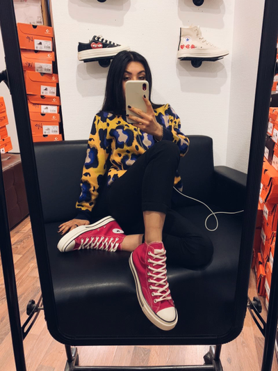 С чем носить кеды Converse Chuck Taylor 70 розовые 161442C девушкам