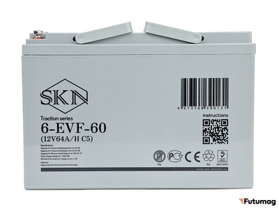 Тяговый аккумулятор SKN 6-EVF-60 (12V64A/H C5)