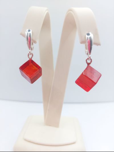 Серьги "Кубики"