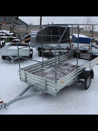 МЗСА 817711.022 Прицеп для транспортировки снегоходов и другой мототехники (3009×1371×290)