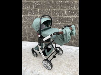 Детская коляска 3 в 1 Darex Изумрудный