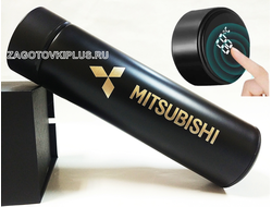 Термос с LED дисплеем с логотипом MITSUBISHI