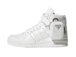 Prada x Adidas Forum High Mono White