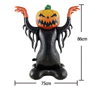 Шар 3D (46''/117 см) Фигура на подставке, Джек Тыква