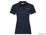 Футболка-поло для девочек Head Club Tech Polo Shirt G (dark-blue)