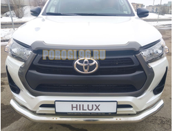 Защита переднего бампера d76 для Toyota Hilux 2020-