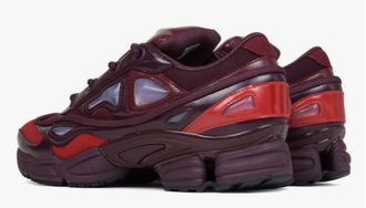 Adidas Raf Simons x Ozweego 3 Burgundy сзади