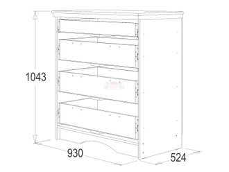 Комод  Ольга 10