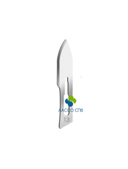 Лезвия N13 для скальпеля нержавеющая сталь 100 шт