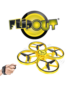 КВАДРОКОПТЕР УПРАВЛЯЕМЫЙ ЖЕСТАМИ РУКИ FLIPOUT DRON