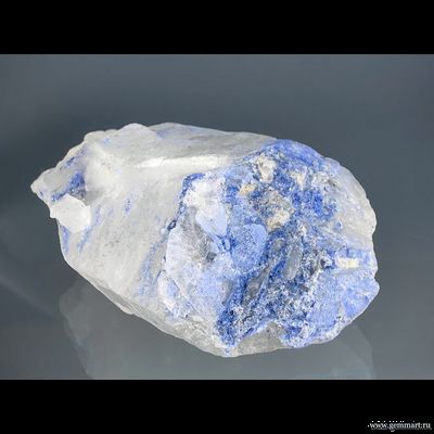 Дюмортьерит в кварце. Бразилия. 60*30*23мм