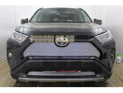 Защита радиатора Toyota Rav4 2019- chrome низ