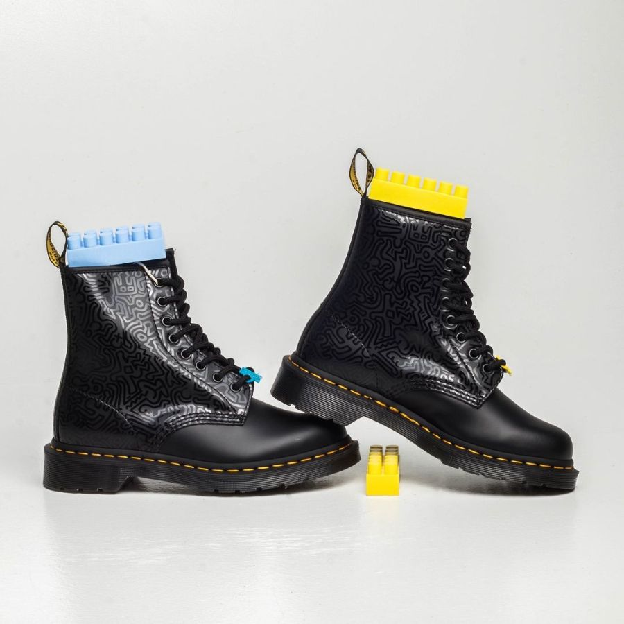 Dr. Martens 1460 Keith Haring Black Smooth