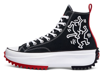 Keith Haring x Converse Run Star Hike Black Platform