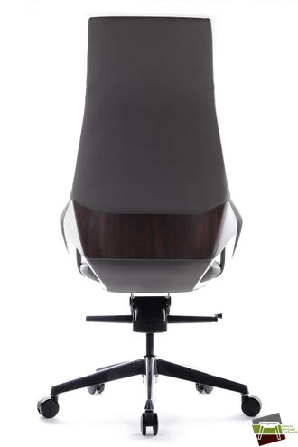 Кресло Aura FK005-A Антрацит (MB917) натуральная кожа 68*68*122-128