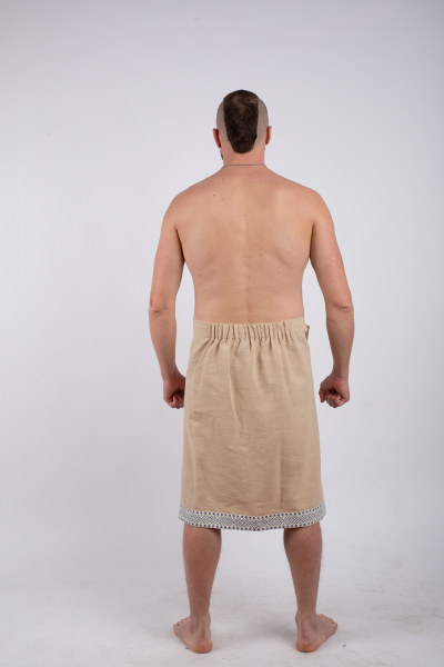 Килт мужской для бани из крапивы