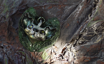 Сказочная брошь "Лесной КотоРог" в виде фэнтезийного кота-единорога из рода Лесных Хранителей