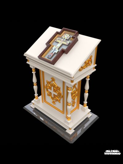 Аналой центральный, 3d-model