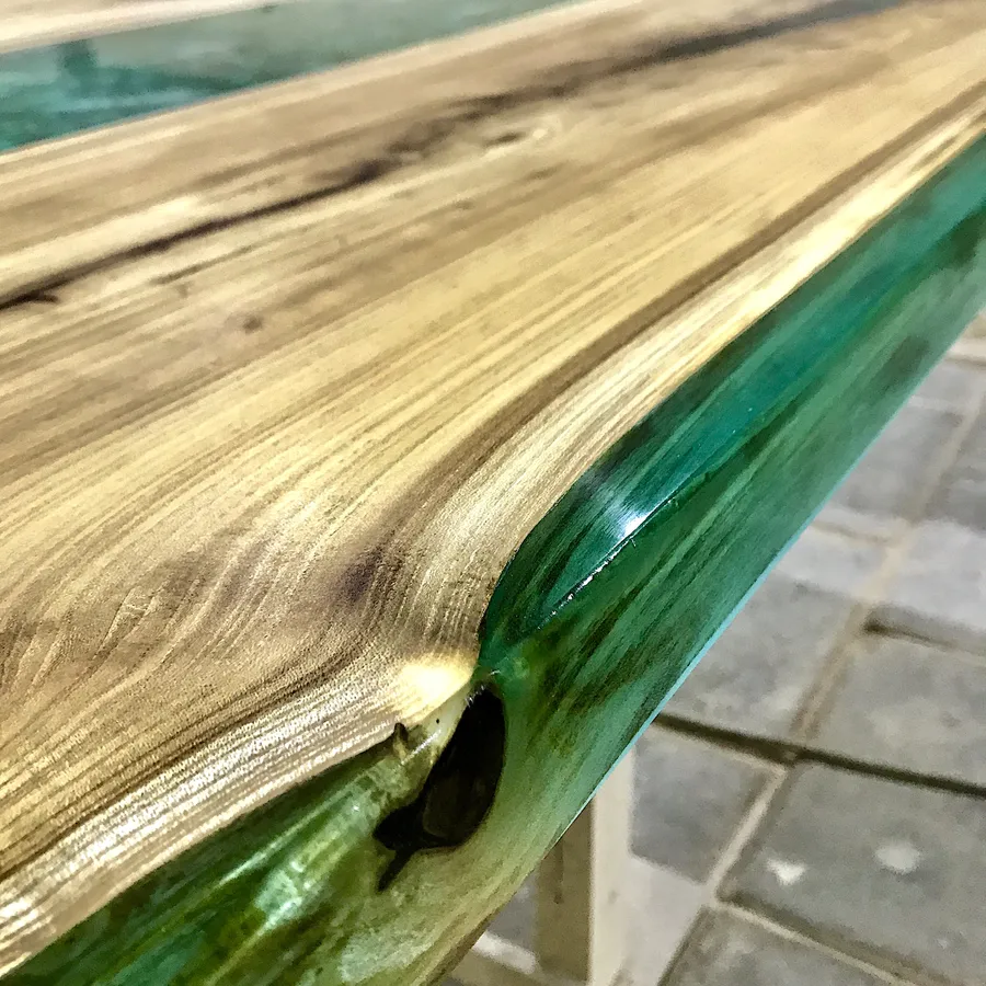 Стол-река для ресторана "Club villas XXII carat", Дубаи, ОАЭ. Работа spilcenter.com