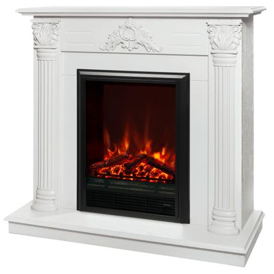 Электрокамин Stefania WT с очагом Eugene