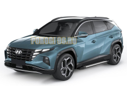 Пороги на Hyundai Tucson (2021-...) Bmw-style V2