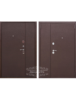 1300*2050 мм. ЙОШКАР-ОЛА (РОССИЯ). ФЕРРОНИ. ГАРДА 60 мм АНТИК МЕДЬ/ АНТИК МЕДЬ (МЕТАЛЛ-МЕТАЛЛ)