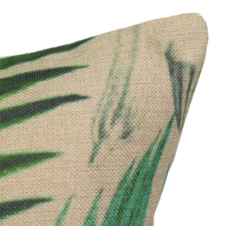 Наволочка чехол на подушку 40x40 с пальмовыми листьями