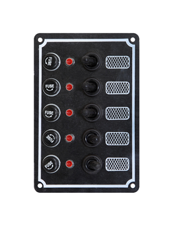 Панель выключателей, 5 тумблеров