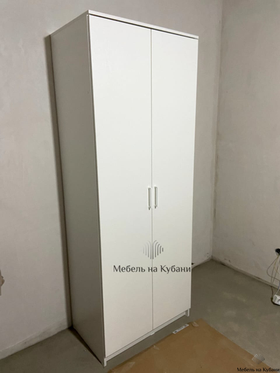 ШК 2 шкаф распашной Белый текстурный