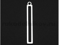 подвеска "Прямоугольник", нержавеющая сталь