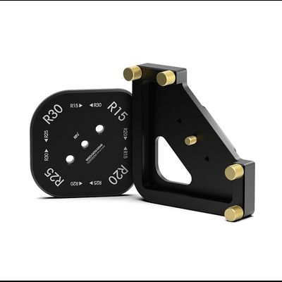 Радиусный шаблон для работы на фрезерным столе