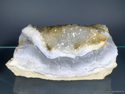 Агат, халцедон, горный хрусталь, (разн. кварц),. Россия. 185*90*95мм