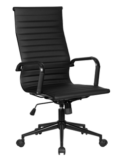 ОФИСНОЕ КРЕСЛО ДЛЯ РУКОВОДИТЕЛЕЙ DOBRIN CLARK SIMPLE BLACK, ЧЁРНЫЙ