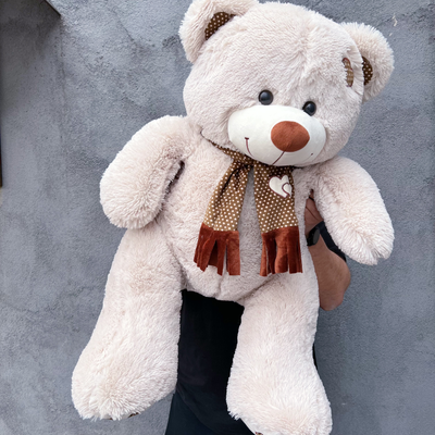 Плюшевый медведь 120 см латте Тони