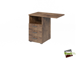Тумба приставная L-233 Таксония шоколадная 820*526*750 мм (Ш*Г*В)