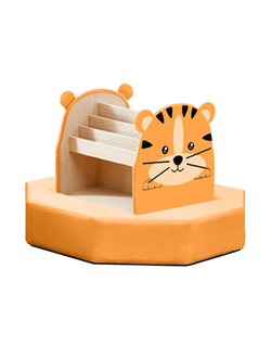 ТУМБА ДЛЯ ИГРУШЕК И ПОСОБИЙ 29 С БАНКЕТКОЙ