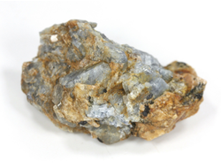 Корунд синий (сапфир), кристалл, Индия (41*23*21 мм, 29 г) №36100