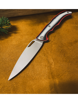 Складной нож Кайман EVO сталь AUS10,  рукоять G10, цвет швейцарка