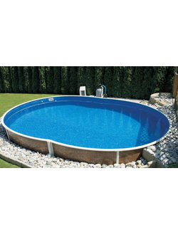 Бассейн AZURO 404DL (5,5х3,7х1,2) (лестница, скиммер-пакет, песчаная фильтровальная установка)