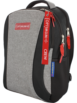 Универсальный дорожный рюкзак для путешествий Optimum City 3 RL, серый