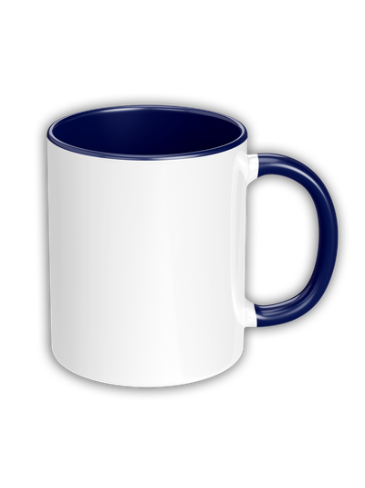 Кружка ТЕМНО-СИНЯЯ Внутри и Ручка, 1/36