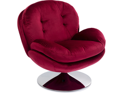 Кресло вращающееся Queens Cosy, коллекция Королева уюта, красный