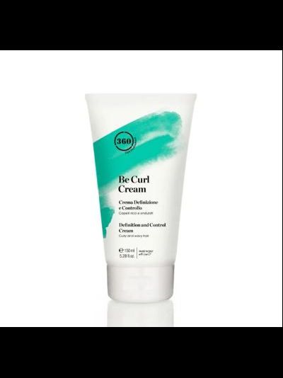 360 HAIR PROFESSIONAL Дисциплинирующий крем для вьющихся и волнистых волос Be Curl Cream, 150 мл