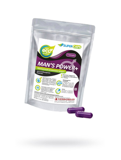Капсулы для мужчин Man's Power+ с гранулированным семенем - 2 капсулы (0,35 гр.), Biological Technology Co.,